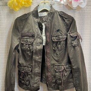 Women's Olive Utility Jacket